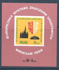 Pologne bloc 1963 d'occasion  France