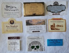 Lot etiquettes anciennes d'occasion  Fontaines-sur-Saône