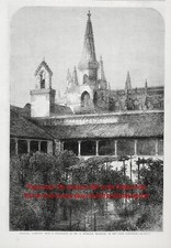 Portugal Batalha, Distrito de Leiria, Sub-região Litoral do Pinhal, Estampa Antiga da Década de 1860 comprar usado  Enviando para Brazil