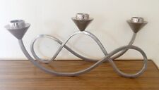 Modernist chrome candelabra for sale  BEDWORTH