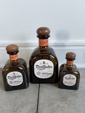 Lote de 3 frascos vazios de licor de vidro Don Julio Reposado Tequila 1,75L, 750L, 375ml comprar usado  Enviando para Brazil