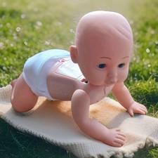Baby crawling doll for sale  LEICESTER