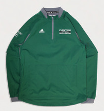 Usado, CHAQUETA JERSEY CORTAVIENTOS HOMBRE VERDE/GRIS ADIDAS 1/4 CREMALLERA - TALLA S segunda mano  Embacar hacia Argentina