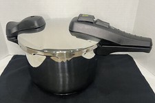 Dual Pressure Cooker Food Network 6qt Stainless Steel Versatile Efficient, usado comprar usado  Enviando para Brazil