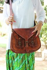 Leather bag handmade for sale  RUGBY