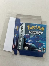 Pokemon Sapphire - Nintendo Game Boy Advance GBA - Apenas caixa sem jogo, usado comprar usado  Enviando para Brazil