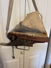 Espalhador de sementes/semeadura vintage de madeira/metal lona CYCLONE SEEDER CO fazenda 1940-1950 comprar usado  Enviando para Brazil
