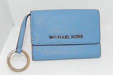 Carteira feminina Michael Kors 32F3STVP2L azul chave caddy carteira moeda cartão comprar usado  Enviando para Brazil