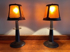 Dois abajures de mesa originais MICA LAMP CO. Coppersmith buffet de cobre # 012 comprar usado Dois abajures de mesa originais MICA LAMP CO. Coppersmith buffet de cobre # 012 comprar usado  Enviando para Brazil