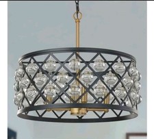 Farmhouse crystal chandelier for sale  Fayetteville