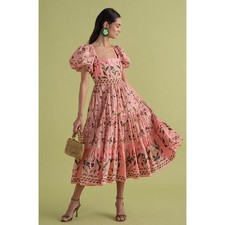 Vestido Midi Água by Água Bendita Pacifico Rosa Tamanho Pequeno comprar usado  Enviando para Brazil