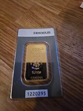 Heraeus goldbarren unze gebraucht kaufen  Krefeld