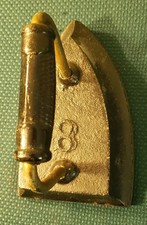 Roupas de ferro fundido vintage ferro "ferro triste" ou ferro plano 8 libras. Sem marca comprar usado  Enviando para Brazil