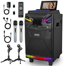 GEYGUY GTSK10-1 MÁQUINA DE KARAOKÊ TRANSMISSÃO AO VIVO MONITORAMENTO DE VOZ 10" - PRETO comprar usado  Enviando para Brazil