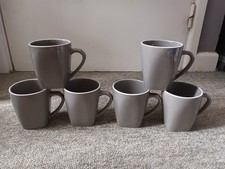Set mugs grey for sale  HELSTON