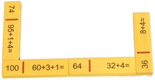 Brinquedo Educativo Matemática Dominó I LxAxP 20x16,5x3cm NOVO Brinquedo Aprendizagem Matemática, usado comprar usado  Enviando para Brazil