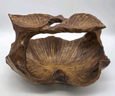 Wood handcarved leaf for sale  Ocean Springs