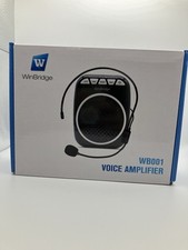 Fone de Ouvido Amplificador de Voz WinBridge Original 5W Preto Modelo WB001 5W 1050mAh 90Hz, usado comprar usado  Enviando para Brazil