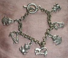 Bracelet métal argenté d'occasion  Toulouse-