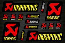 Akrapovic abziehbilder aufkleb gebraucht kaufen  Deutschland