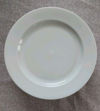 Assiettes plates blanches d'occasion  Brie-Comte-Robert