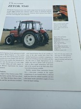 1990 zetor 9540 d'occasion  Expédié en Belgium