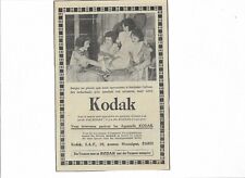 Publicite presse kodak d'occasion  Firminy