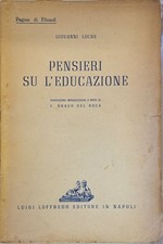 Pensieri sull educazione. usato Pensieri sull educazione. usato  Italia