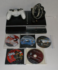 Usado, Sony PlayStation 3 Fat 80GB pacote com 5 jogos controle cabo de alimentação HDMI (CECHK01) comprar usado  Enviando para Brazil