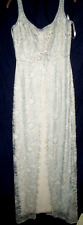 VESTIDO BOB MACKIE BOUTIQUE PRATA CINZA FRISADO À MÃO/LANTEJOULAS PÉROLA TAMANHO 4 VINTAGE comprar usado  Enviando para Brazil