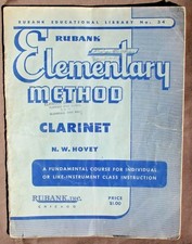 Rubank elementary method for sale  Morriston