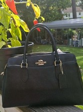 Coach black leather for sale  Colonial Heights