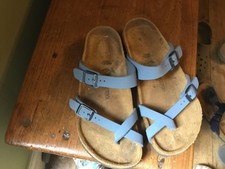 Birkenstock blue strap for sale  COLCHESTER