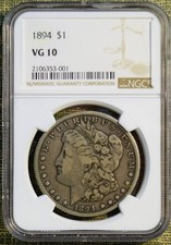 1894 ngc vg10 for sale  Canton