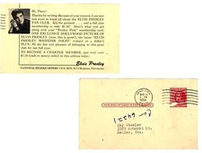 CARTÃO POSTAL ORIGINAL AUTÊNTICO ELVIS 1956 - CARIMBADO POSTAL 29 DE MARÇO DE 1956 comprar usado  Enviando para Brazil