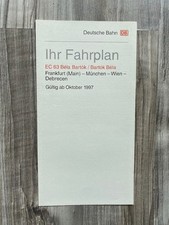 Zugbegleiter reiseplan bela gebraucht kaufen  Cremlingen