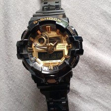 Casio G Shock pulseira de resina ouro preto relógio analógico digital masculino 100m água comprar usado  Enviando para Brazil