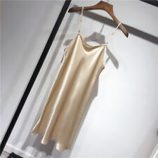 Vestido feminino cami de seda 19 mm 100% seda sob o vestido roupa íntima chemise comprar usado  Enviando para Brazil