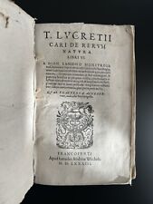 Titus lucretius rerum usato  Brescia