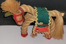 Vintage Corda Trançada Cavalo Arte Folclórica Escultura Brinquedo Pônei Estatueta Cânhamo comprar usado  Enviando para Brazil