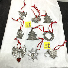 Lot pewter christmas for sale  Seattle