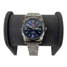 Novo relógio de pulso masculino Swiss Army prata azul marinho analógico bateria de quartzo 33mm. Novo comprar usado  Enviando para Brazil