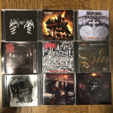 Usado, Lote de 9 CDs, Black Metal, Death Metal comprar usado  Enviando para Brazil