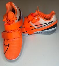 Tênis de halterofilismo Nike Romaleos 4 laranja total preto masculino tamanho 9 CD3463-801 comprar usado  Enviando para Brazil