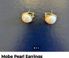 Usado, Brincos de pérola de ouro amarelo 14k Mabe comprar usado  Enviando para Brazil