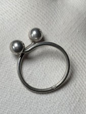 Bague moderniste argent d'occasion  Ambrières-les-Vallées