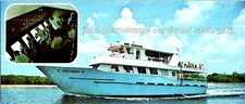 Cartão postal FL, Flórida MV DISCOVERY BOAT TOUR John Pennekamp Coral Reef Park 31/2X81/4, usado comprar usado  Enviando para Brazil