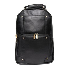Mochila masculina de couro 100% genuína grão integral 17 polegadas laptop mochila bolsa computador comprar usado  Enviando para Brazil