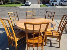 Round wood dining for sale  Exeter