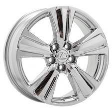 18" Lexus UX200 UX250H aro de roda cromado brilhante fabricante de equipamento original 74386 comprar usado  Enviando para Brazil